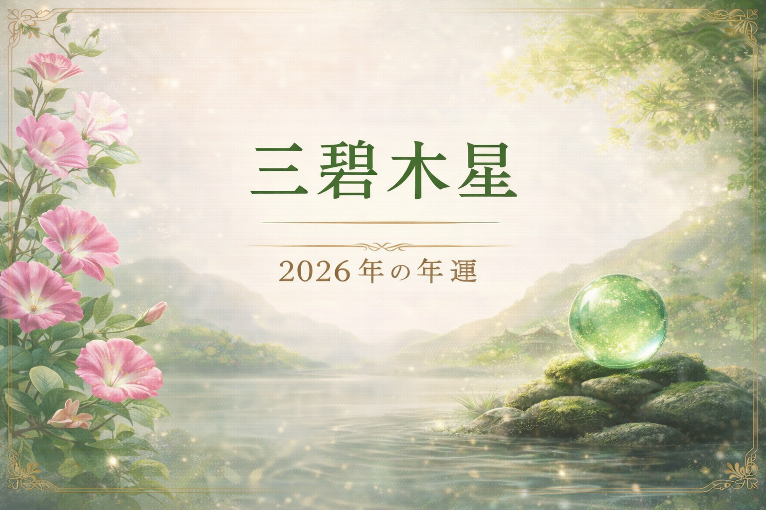 三碧木星｜2026年の年運