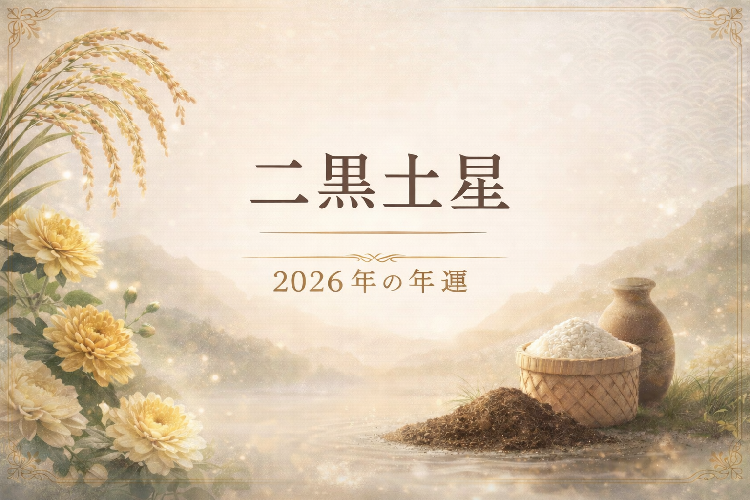 二黒土星｜2026年の年運